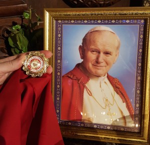 First Class Relic of the St. John Paul II Society